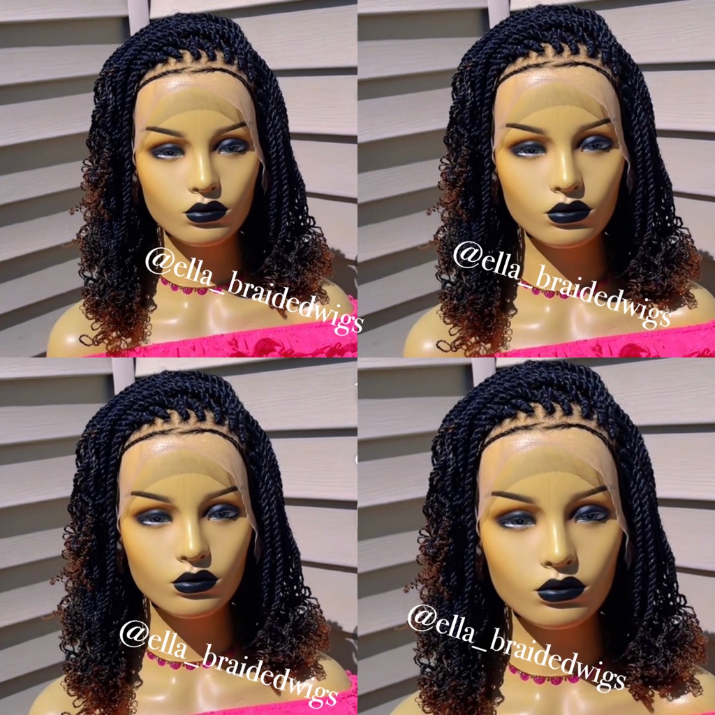 Braided Wigs Kinky Twist Wig